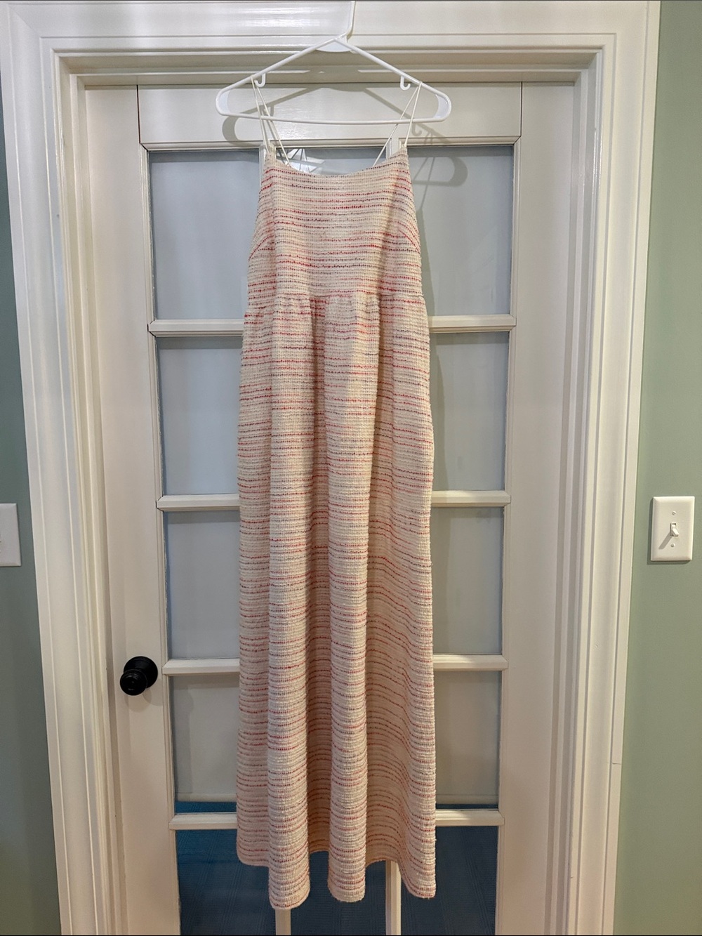 Something Navy women’s Sleeveless Striped Maxi Dress - Pink & Cream